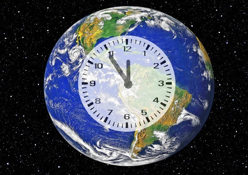 The climate clock in New York is counting down until the end of the world
