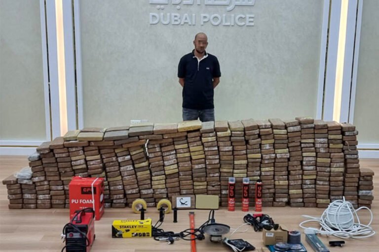 Dubai police arrest 91 drug dealers and discover buried drugs worth AED176 million