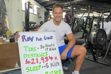 Dubai athlete sets new world record after rowing for 50 consecutive hours with just 6 minutes of sleep